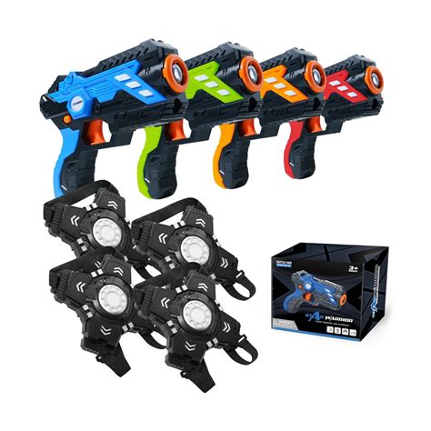 4 person laser tag set